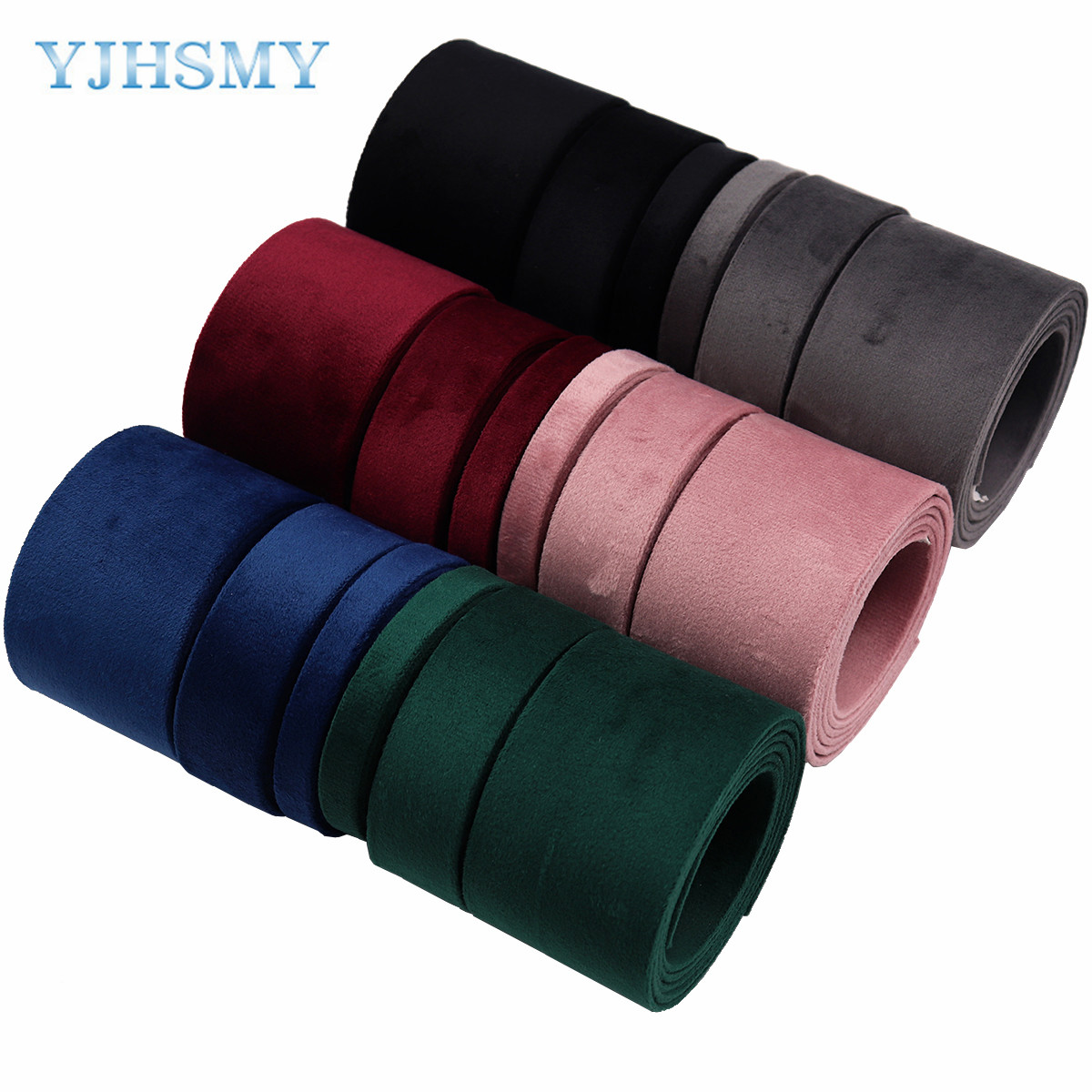 Velvet Ribbon Roll - Бархатная лента, двухсторонняя ткань, ленты 5