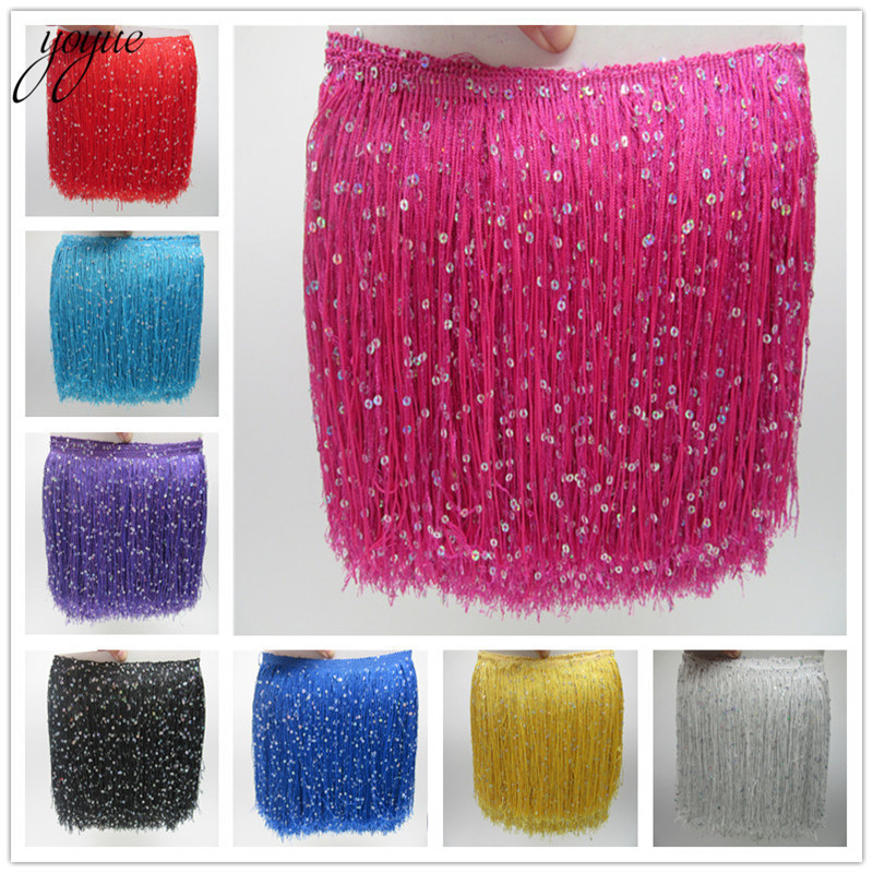 Beaded Trim Fringe - YOYUE 1 ярд, 20 см, длинные