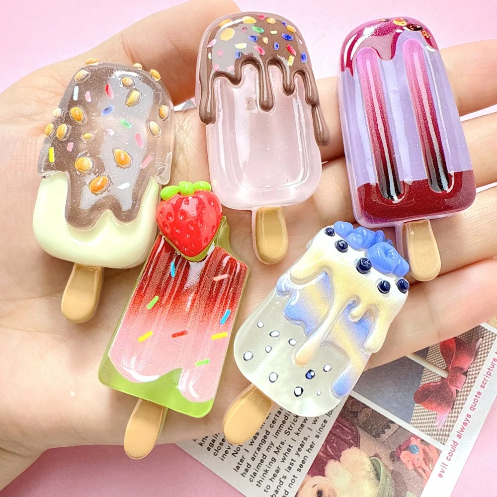 Christmas Craft Embellishment - Светящиеся в темноте прозрачные кабошоны из
