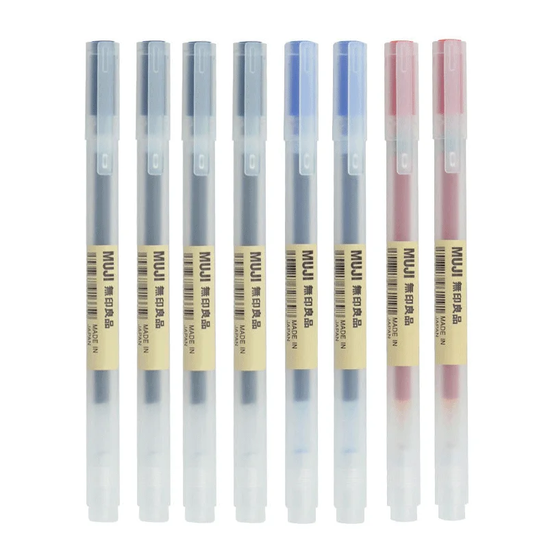 Muji Stationery Gel Pen - 6/8 шт./компл. Kawaii MUJIs гелевая ручка