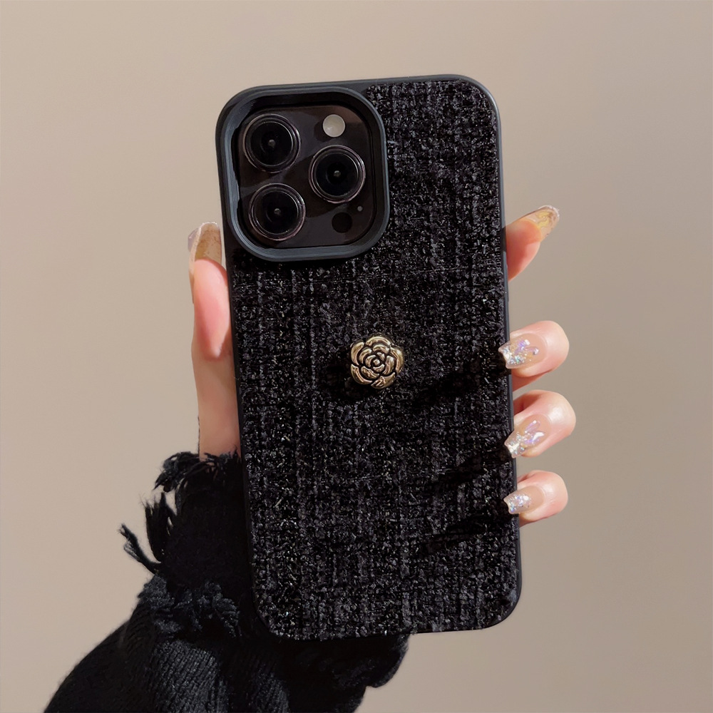 Embroidery Embellishments - Роскошный 3D-чехол для телефона с золотыми
