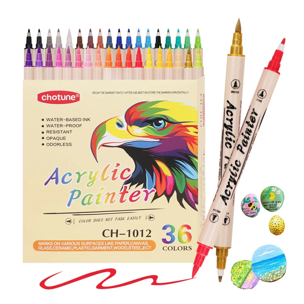 Copic Marker Classic - 12-36 цветов, акриловые маркеры, ручки, кисть