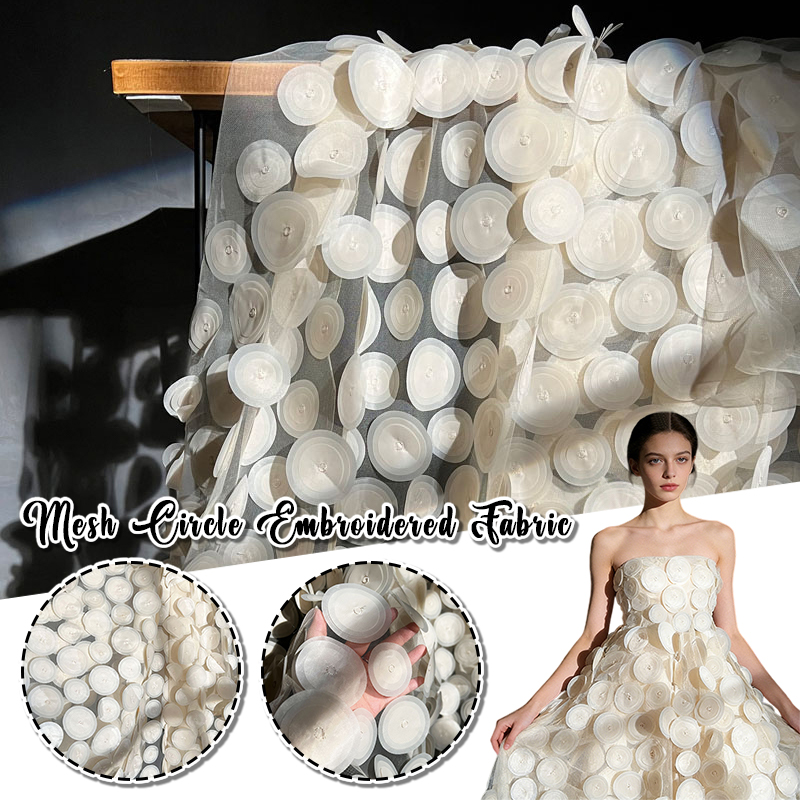 3D многослойная круглая огранк – обзор и цена Crystal Mesh Fabric