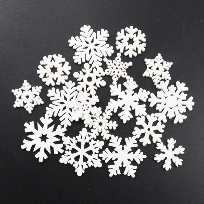 20 шт., деревянные снежинки дл – обзор и цена Christmas Craft Embellishment