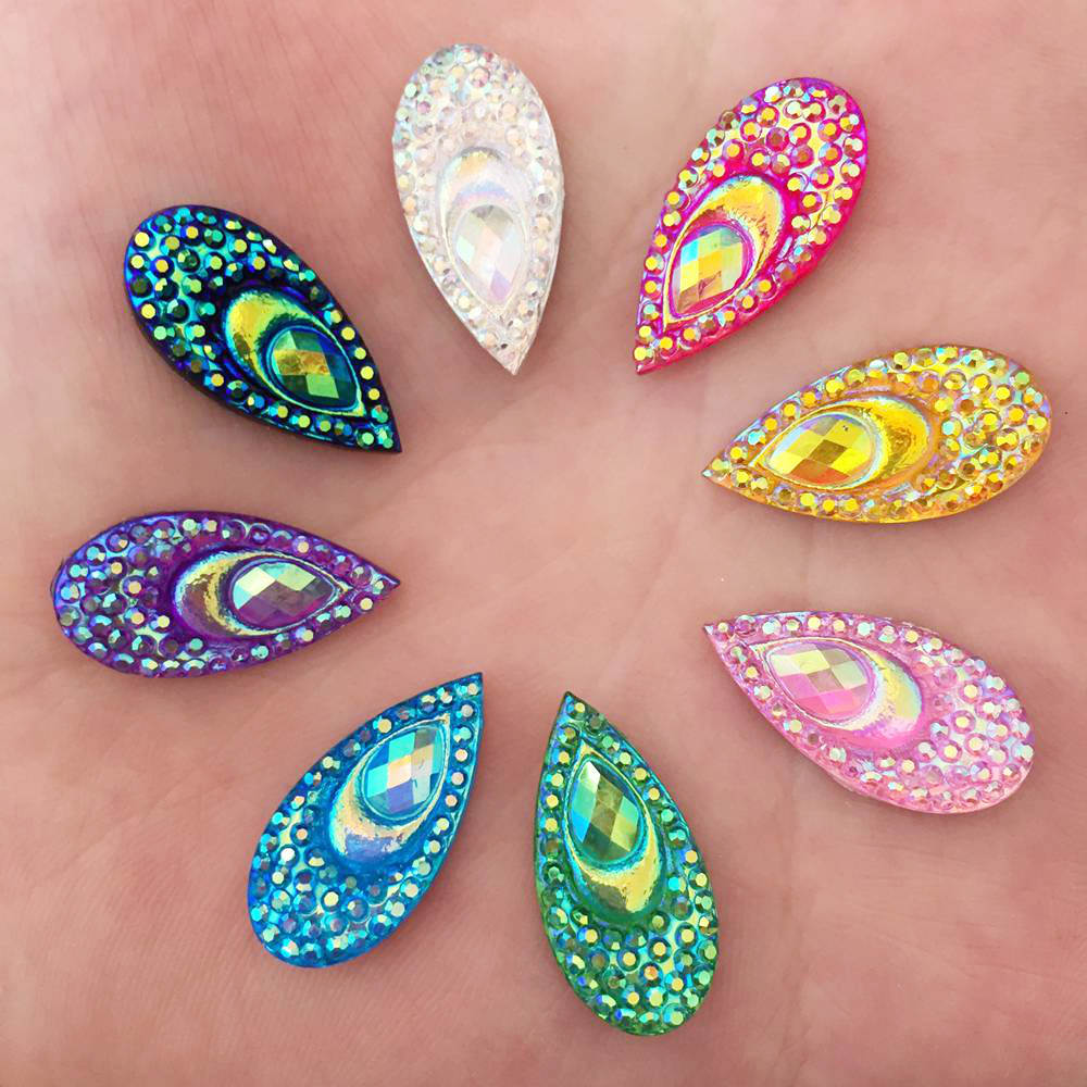 40 шт., смола, 10*20 мм, капля – обзор и цена Embellishment Glue Craft