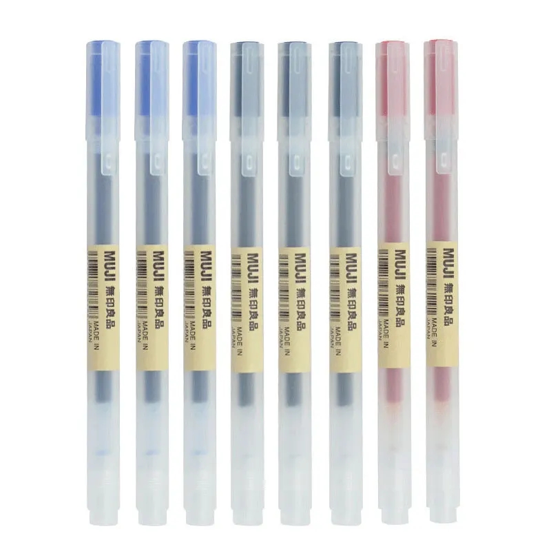 3-6 шт./компл. 0,38 мм Kawaii  – обзор и цена Muji Stationery Gel Pen