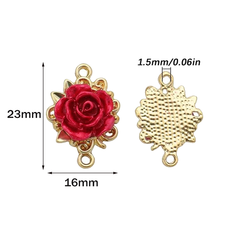 5/10 шт. подвесок-роз 3D, соед – обзор и цена Embellishment Crafts