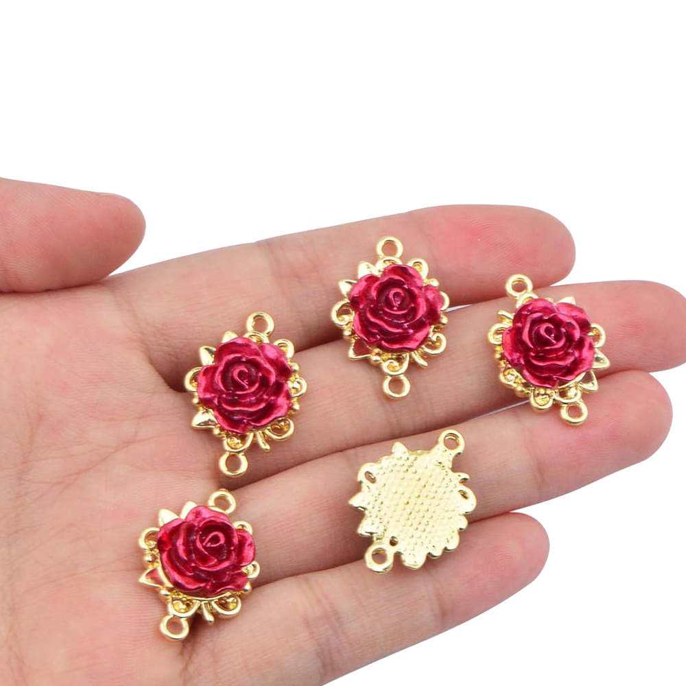 5/10 шт. подвесок-роз 3D, соед – обзор и цена Embellishment Crafts