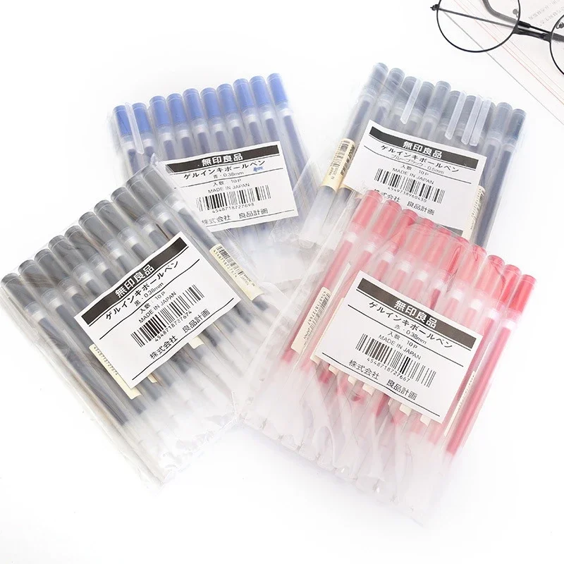 10-30 шт./компл. гелевая ручка – обзор и цена Muji Stationery Gel Pen