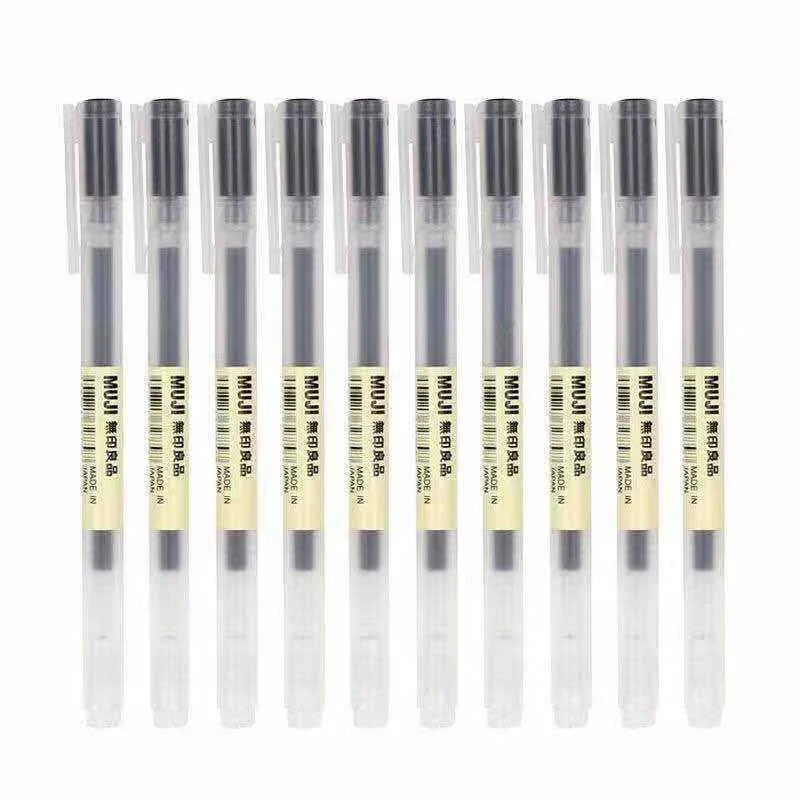 10-30 шт./компл. гелевая ручка – обзор и цена Muji Stationery Gel Pen