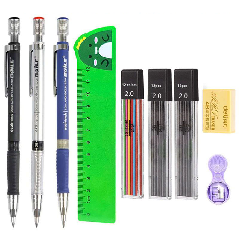 Набор механических карандашей  – обзор и цена Staedtler Pencil Lumocolor
