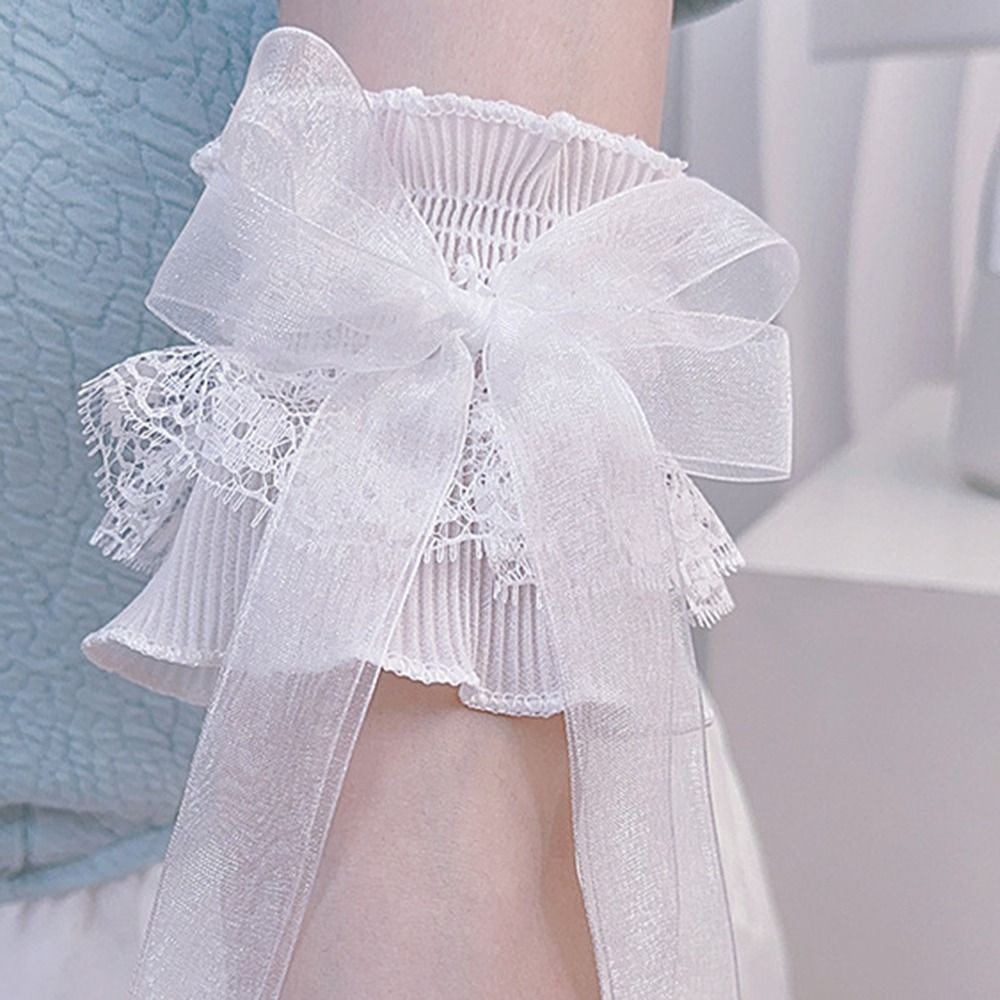 Нарукавники с бантом на руку э – обзор и цена Lace Ribbon Trim