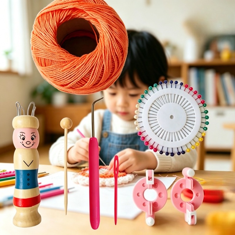 Деревянный набор для вязания ф – обзор и цена Pom Pom Maker Tool