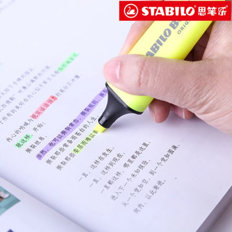 1 шт. Немецкий маркер для стаб – обзор и цена Stabilo Marker Boss